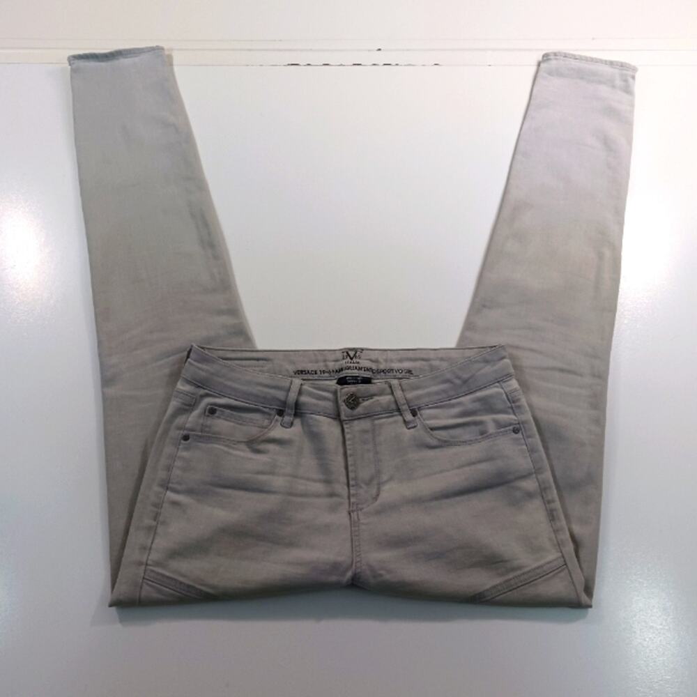 Versace 1969 Ankle Zip Sport Jeans GUC $320 27/4 Waist 29 J990